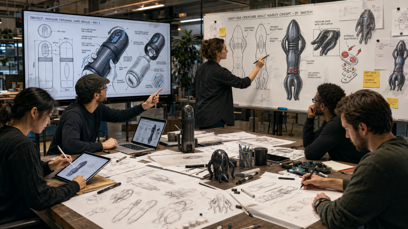 ChaoWan product development team at work